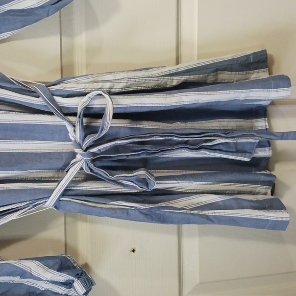 GAP cotton striped mini dress - Med - blue and white - Picture 4 of 8